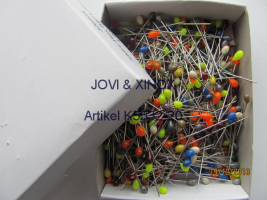 EF-Extra feine Stahlstecknadeln mit Buntkopf 0,55 x 33mm 500St.