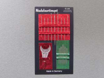 Sortiment Nähnadeln und Stopfnadeln+Einfädler