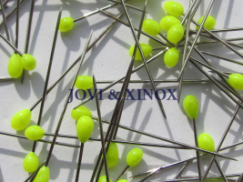 EF-Nirosta Stecknadeln 0,59x33mm NEONGELB 200Stück