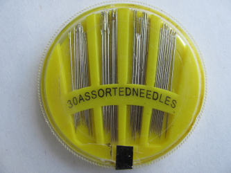 Rundose 55mm Durchmesser mit 30 Naehnadeln