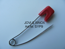 Sicherhetsnadel BABY 56mm ROT