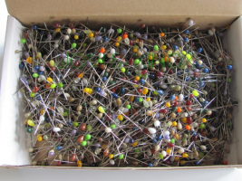 EF-Nirosta Stecknadeln 0,59x33mm mit Buntkopf 2.000St.-Nickelfrei nach EU Verordnung Nr. 1907/2006