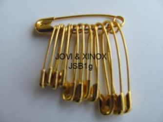 Sicherheitsnadeln DUPLEX gold 19mm,22mm,28mm 12St. am Buendel