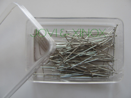 Extra Fine Steel Pins 0,55x32mm extra long 100Pieces