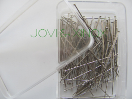 Extra Fine Steel Pins 0,55x32mm extra long 100Pieces