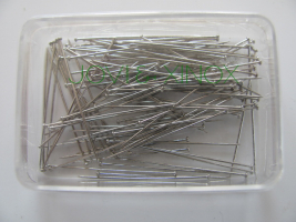 Extra Fine Steel Pins 0,55x32mm extra long 100Pieces