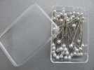 Pearlized Ball Head Pins WHITE, 0,60x38mm 50 Count