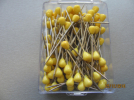Upholster pin YELLOW 60mm long, 100 Count