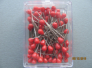 Upholster pin RED 60mm long, 100 Count