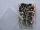Pearlized Ball Head Pins MIX, 0,60x38mm 80 Count