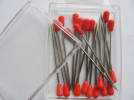 Upholster pin RED 60mm long, 20 Count