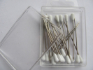 Upholster pin WHITE 60mm long, 20 Count