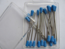 Upholster pin BLUE 60mm long, 20 Count