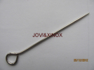 100 Stück Sattlernadeln & Ringstecker 1,60 x 85 mm – Robuste Zuschnittnadel aus Federstahl (Vernickelt)