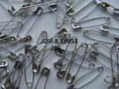 Safety pins 28mm, SILVER 1000pcs