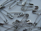 Safety pins 32mm, SILVER 1000pcs