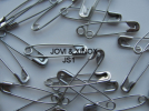 Safety pins 32mm, SILVER 500pcs