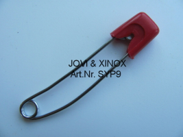 Sicherhetsnadel BABY 56mm ROT