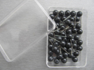 Pins with plastic heads 0,60x17mm BLACK 50pcs