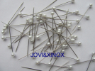 Pearlized Ball Head Pins WHITE, 0,60x38mm 1000 Count
