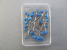 Pins with plastic heads 0,60 x 32mm BLUE 40pcs